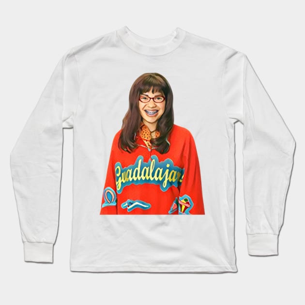 Ugly Betty Long Sleeve T-Shirt by Chelsea Seashell